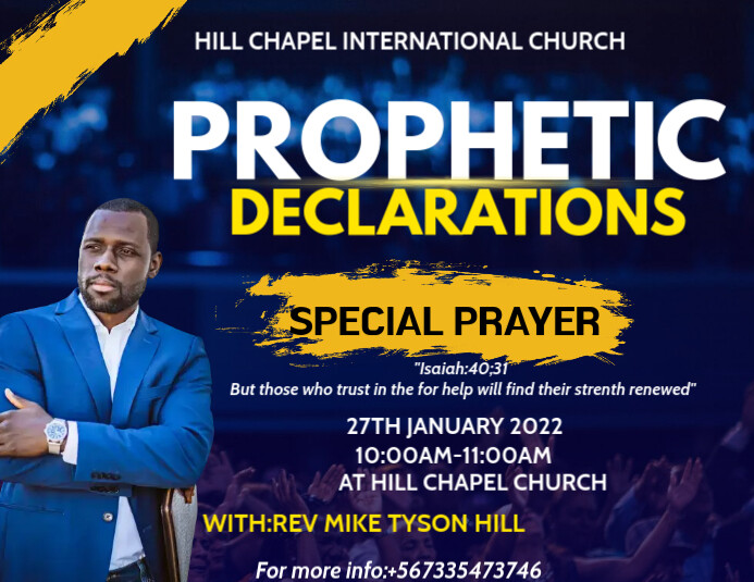 church flyer template