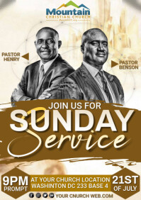 CHURCH FLYER TEMPLATE A4