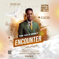 Church Flyer Template โพสต์บน Instagram