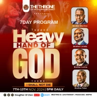 Church flyer template Message Instagram