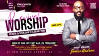 Church Flyer Template Facebook-Covervideo (16:9)