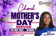 Church flyer template Tabloid