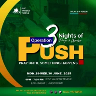 Church Flyer Templates Publicación de Instagram