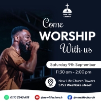 Church flyer templates Wpis na Instagrama