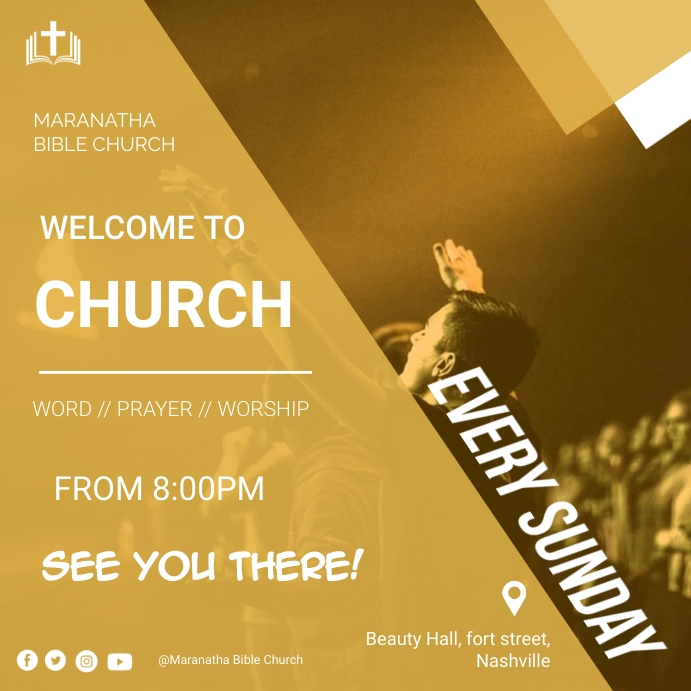 church flyers (1) Template PosterMyWall