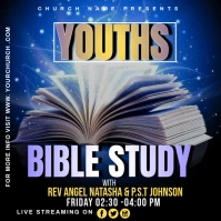 church flyers Square (1:1) template