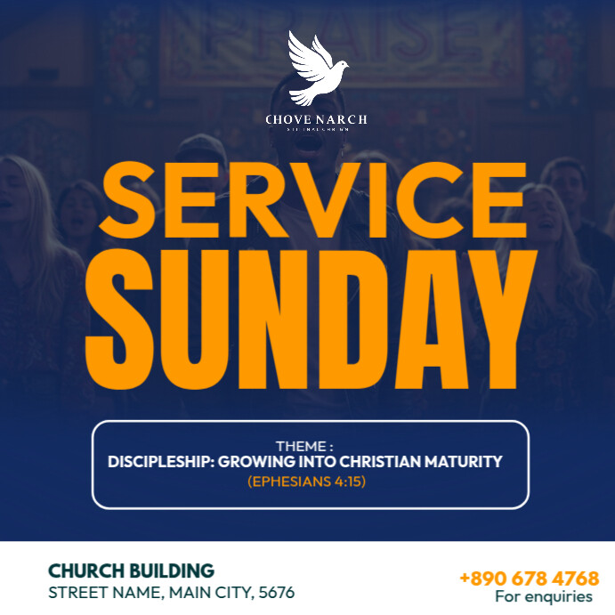Church Flyers Template Ads | PosterMyWall