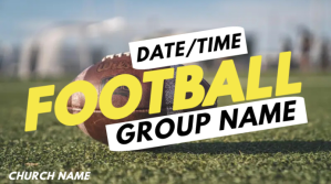 Grå Football Event Promotion Voorlegging Template