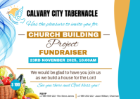 Church Fundraising card template A6