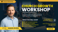 Church Growth Workshop Banner YouTube Thumbnail template