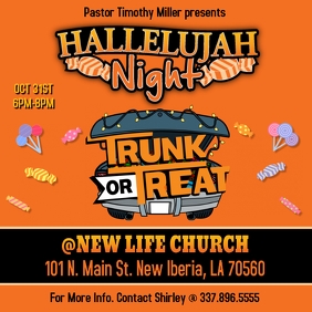 Hallelujah Night Template Postermywall