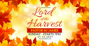 Gelb Harvest Church Event Facebook Shared Image Template