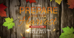 Brown Church Event Promotion Facebook Shared Image Template