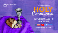 Communion Header Holy Communion Template | PosterMyWall