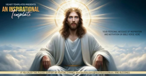 สีเทา Inspirational Religious Message Facebook Event Cover Template