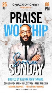 Church Instagram Story Design Instagram-verhaal template