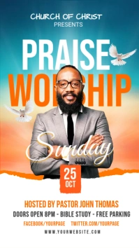 Church Instagram Story Design template