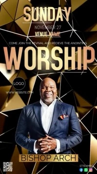 CHURCH INSTAGRAM STORY FLYER TEMPLATE