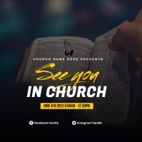 church invitation Template | PosterMyWall