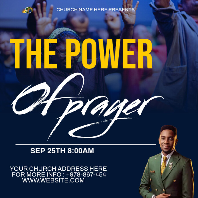 church invitation Template PosterMyWall