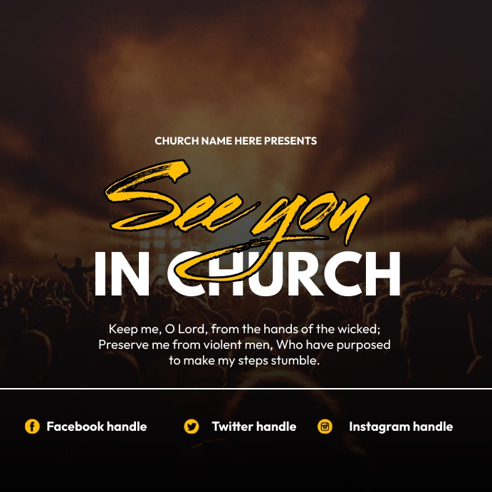 Church Invitation Template PosterMyWall church-invitation-template-postermywall