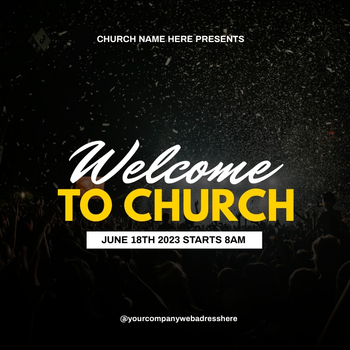 church invitation Template | PosterMyWall