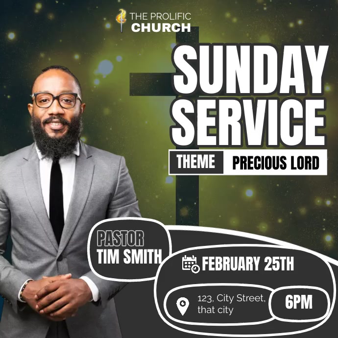 Church invitation Template | PosterMyWall