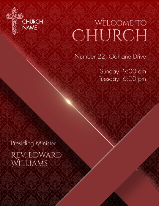 Church Invitation Flyer Template | PosterMyWall
