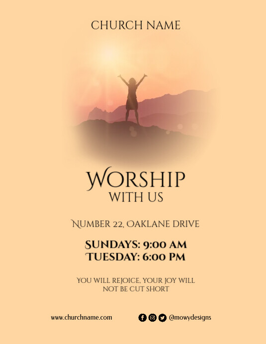Church Invitations Church Invitation Poster Template | PosterMyWall
