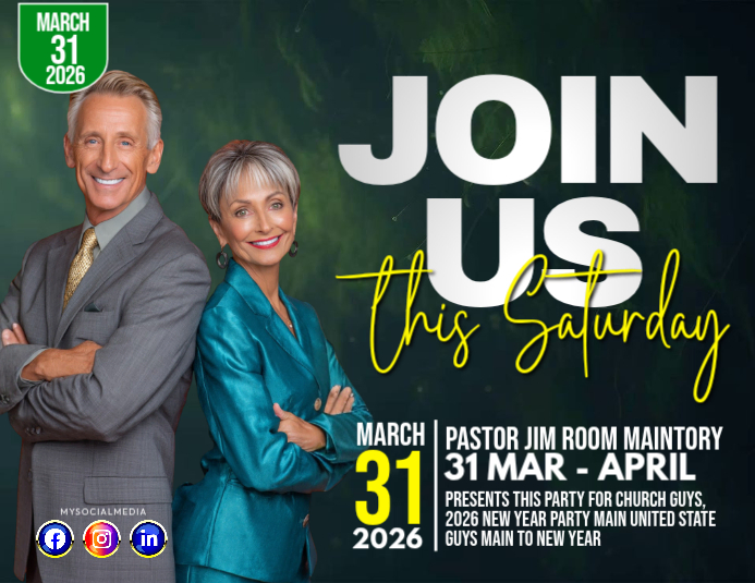 Green Church Event Flyers Template | PosterMyWall