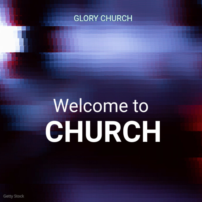 church invite Instagram Post template
