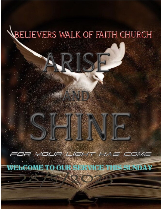 CHURCH INVITE POSTER Template | PosterMyWall