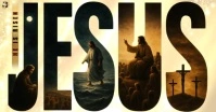 Church Jesus Banner design Template Facebook Shared Image