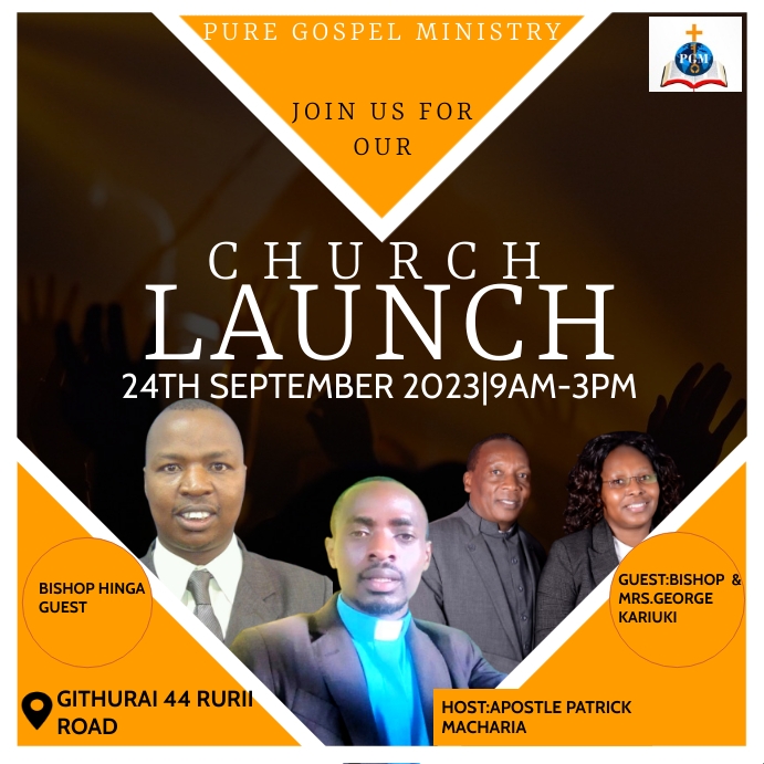 Church launch poster Template | PosterMyWall