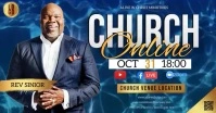 CHURCH LIVE ONLINE SERMON TEMPLATE (5) Facebook Event Cover