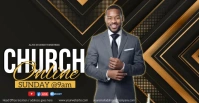 CHURCH LIVE ONLINE SERMON TEMPLATE Facebook Event Cover