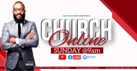 CHURCH LIVE ONLINE SERMON TEMPLATE Facebook begivenhed cover