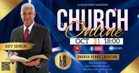 CHURCH LIVE ONLINE SERMON TEMPLATE Facebook begivenhed cover