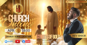 CHURCH LIVE ONLINE SERMON TEMPLATE Facebook begivenhed cover