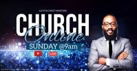 CHURCH LIVE ONLINE SERMON TEMPLATE Facebook begivenhed cover