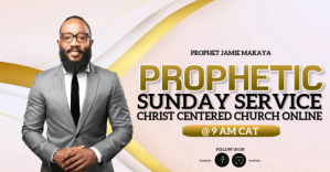 白色 Church Service Announcement Facebook Shared Image Template