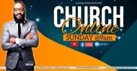 CHURCH LIVE ONLINE SERMON TEMPLATE Facebook Event Cover