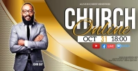 CHURCH LIVE ONLINE SERMON TEMPLATE Facebook Event Cover