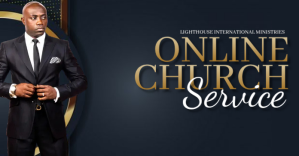 Preto Online Church Service Facebook Shared Image Template