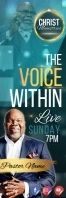 church live service banner template