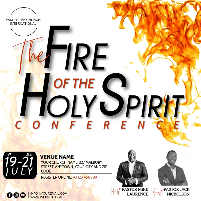 CHURCH LIVE STREAM THUMBNAIL Design Template PosterMyWall