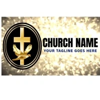 church logo, christian logo, video logo, template