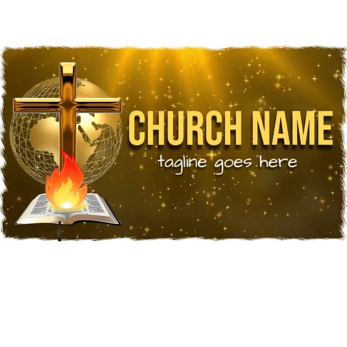church logo, church video logo, church intro. Template PosterMyWall