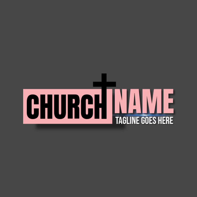 church logo, Jesus logo, christian logo, logo Logótipo template