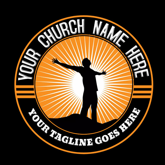 church logo, christian logo, jesus logo, logo template